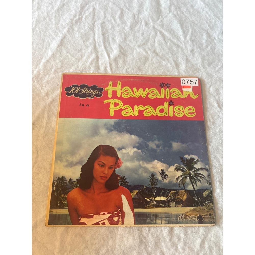 101 Strings Hawaiian Paradise Vinyl LP Record 12" Somerset SF-12800 Good Exotica